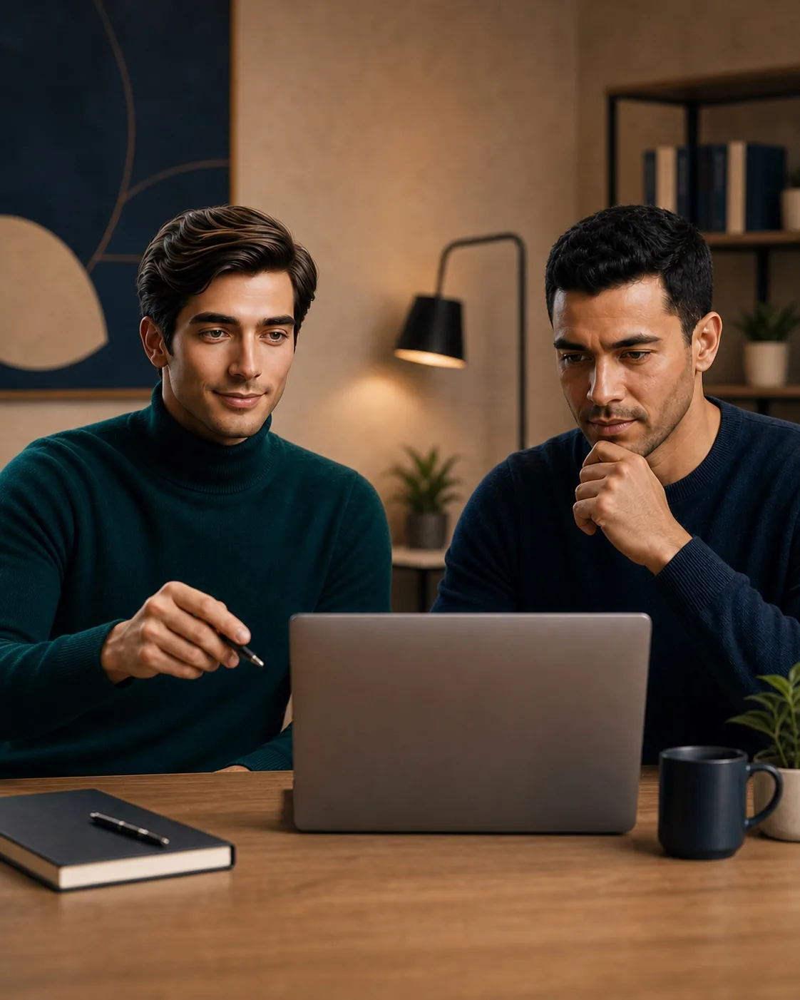 LEO and a user collaborating on prospecting