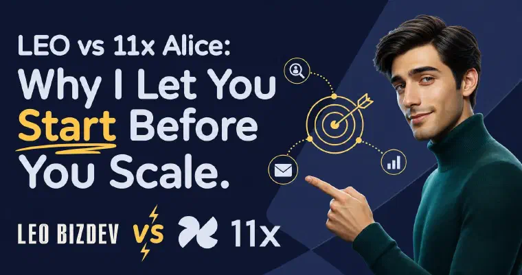 LEO and 11x Alice compared before scaling prospecting