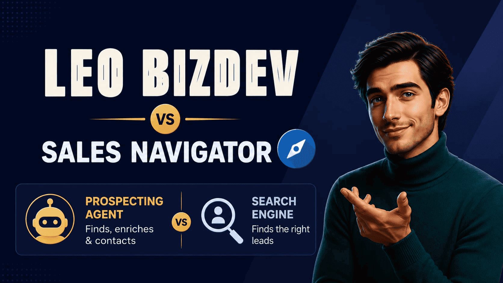 LEO vs Sales Navigator : prospecting agent vs. LinkedIn search engine